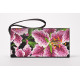 КЛ181кЧ1301i Барвиста вишиванка Набір для вишивки друкованим хрестиком - Клатч Розкішні лілії 21x13 см атлас, чорний