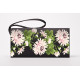КЛ186лЧ1301i Барвиста вишиванка Набір для вишивки - Клатч Ніжні хризантеми 21x13 см льон, чорний
