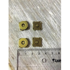 KM0004 Кнопки магнітні пришивні антик, діаметр 14 мм Bobilon(Знятий з виробництва)