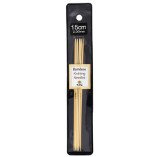 KND060200 Tulip Спиці шкарпеткові Bamboo 2 мм - 15 см, бамбук