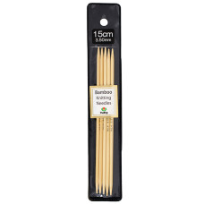 KND060350 Tulip Спиці шкарпеткові Bamboo 3,5 мм - 15 см, бамбук