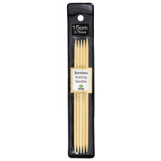KND060375 Tulip Спиці шкарпеткові Bamboo 3,75 мм - 15 см, бамбук