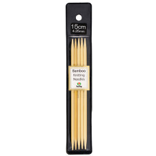 KND060425 Tulip Спиці шкарпеткові Bamboo 4,25 мм - 15 см, бамбук