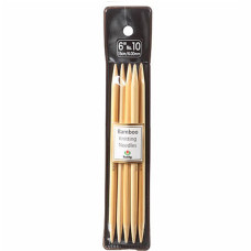 KND060600 Tulip Спиці шкарпеткові Bamboo 6 мм - 15 см, бамбук