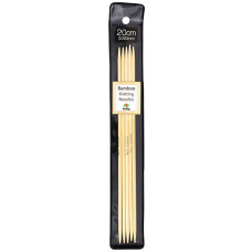 KND080350 Tulip Спиці шкарпеткові Bamboo 3,5 мм - 20 см, бамбук