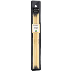 KND080425 Tulip Спиці шкарпеткові Bamboo 4,25 мм - 20 см, бамбук