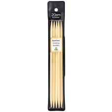 KND080600 Tulip Спиці шкарпеткові Bamboo 6 мм - 20 см, бамбук