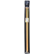 KNS140400 Tulip Спиці прямі Bamboo 4 мм - 35 см, бамбук, з фіксаторами