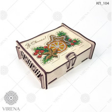 КП_104 Коробка для подарунків. Virena. Заготовка під вишивку бісером