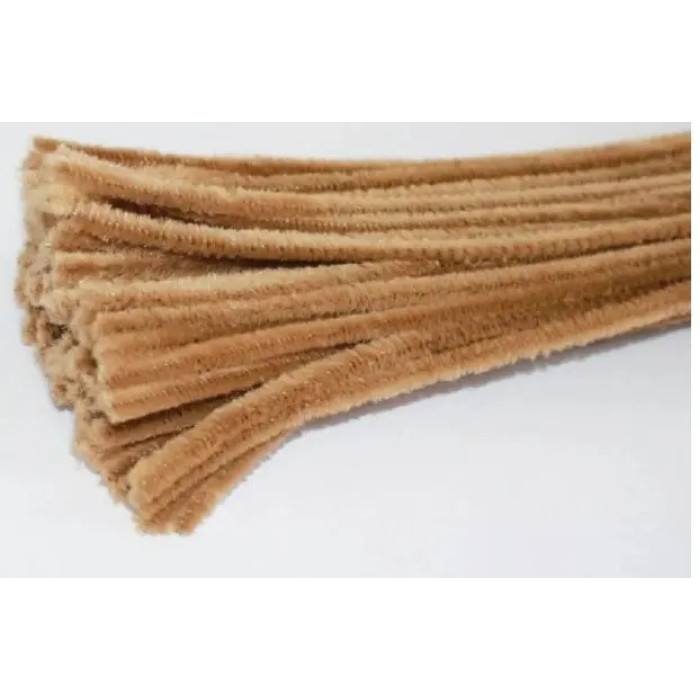 KR-43 Чарівна Мить Синельний дріт 6x300 мм - світло-коричневий (teddi brown) (в упаковці 100 шт) KR-43 Чарівна Мить Синельний дріт 6x300 мм - світло-коричневий (teddi brown) (в упаковці 100 шт)