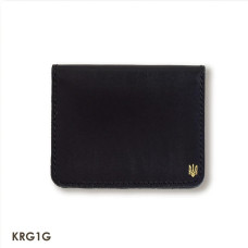 KRG1G Babylon Картхолдер для карток з маленьким гербом 10x7,5 см, шкіра (чорний)