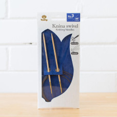 KS-1000325 Tulip Спиці кругові Knina Swivel 3,25 мм - 100 см, бамбук