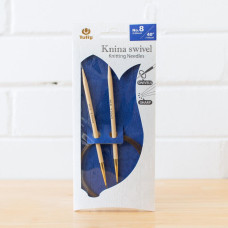 KS-1000500 Tulip Спиці кругові Knina Swivel 5 мм - 100 см, бамбук