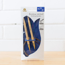 KS-1000800 Tulip Спиці кругові Knina Swivel 8 мм - 100 см, бамбук