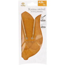 KS-400425 Tulip Спиці кругові Knina Swivel 4,25 мм - 40 см, бамбук