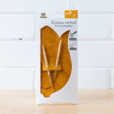 KS-400500 Tulip Спиці кругові Knina Swivel 5 мм - 40 см, бамбук
