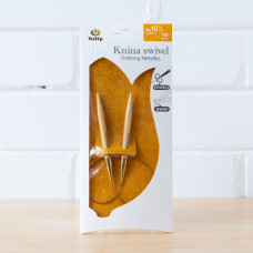 KS-400650 Tulip Спиці кругові Knina Swivel 6,5 мм - 40 см, бамбук