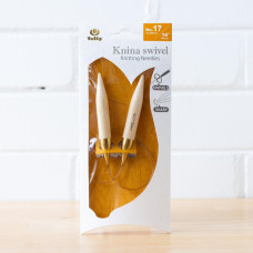 KS-401200 Tulip Спиці кругові Knina Swivel 12 мм - 40 см, бамбук