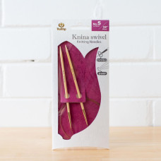 KS-800375 Tulip Спиці кругові Knina Swivel 3,75 мм - 80 см, бамбук