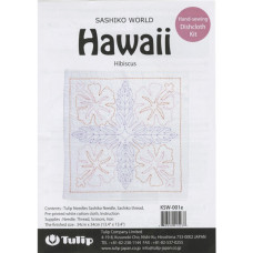 KSW-001e Tulip Набір для вишивки у техніці сашико Hawaii Hibiscus