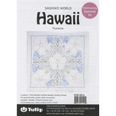 KSW-002e Tulip Набір для вишивки у техніці сашико Hawaii Plumeria
