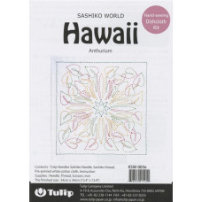 KSW-003e Tulip Набір для вишивки у техніці сашико Hawaii Anthurium