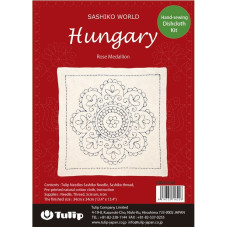 KSW-012e Tulip Набір для вишивки у техніці сашико Hungary Rose Medallion