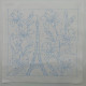KSW-017e Tulip Набір для вишивкиу техніці сашико France The Eiffel Tower and Irises