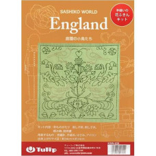 KSW-028e Tulip Набір для вишивки у техніці сашико England Little Birds in a Garden