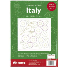 KSW-030e Tulip Набір для вишивки у техніці сашико Italy Daisies Blooming in Rome