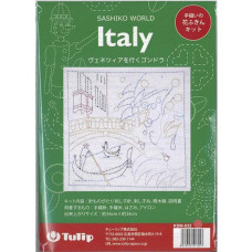 KSW-032e Tulip Набір для вишивки у техніці сашико Italy Gondolas in Venice