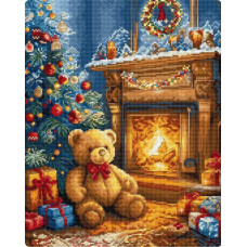 L9920 Letistitch Набір для вишивки рахунковим хрестиком - Christmas is coming 27x22 см, Aida 16