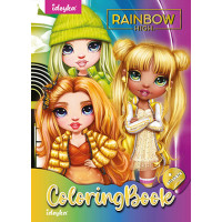 LCB10 Ideyka Книжка-розмальовка зі стікерами - Rainbow