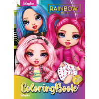 LCB12 Ideyka Книжка-розмальовка зі стікерами - The creative Rainbow