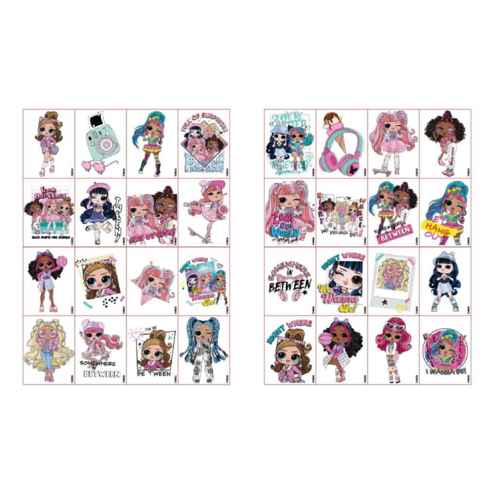 LCB28 Ideyka Книжка-розмальовка зі стікерами - Skate Dance 3 Tweens, 21x29 см