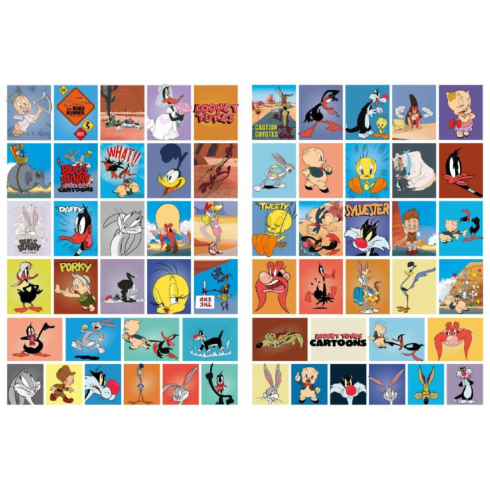 LCB44 Ideyka Книжка - розмальовка зі стікерами - WB Looney Tunes: Веселий кролик, 21x29 см