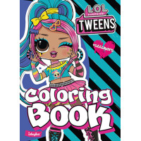 LCB8 Ideyka Книжка-розмальовка зі стікерами - Tweens Emma Emo