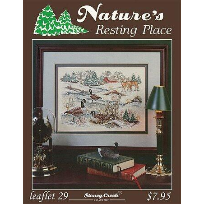 LFT029 Stoney Creek Схема для вишивки рахунковим хрестиком - Nature's Resting Place, папір