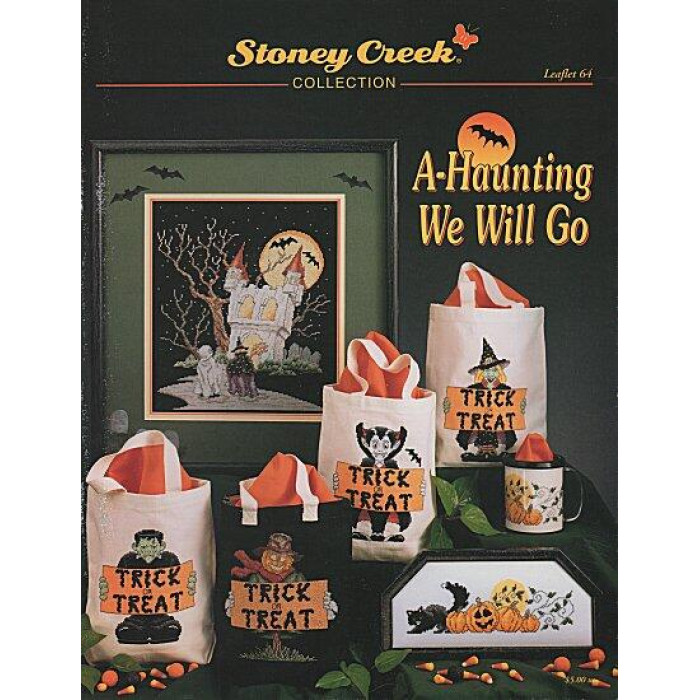 LFT064 Stoney Creek Схема для вишивки рахунковим хрестиком - A Haunting We Will Go, папір