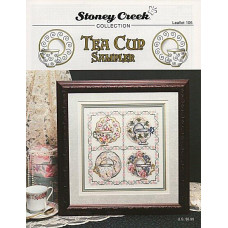 LFT105 Stoney Creek Схема для вишивки рахунковим хрестиком - Tea Cup Sampler, папір