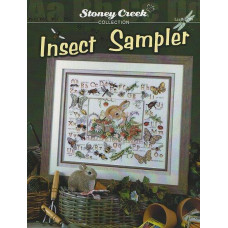 LFT109 Stoney Creek Схема для вишивки рахунковим хрестиком - Insect Sampler, папір