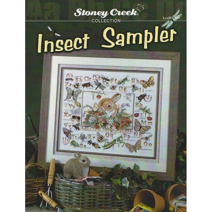 LFT109 Stoney Creek Схема для вишивки рахунковим хрестиком - Insect Sampler, папір