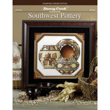 LFT110 Stoney Creek Схема для вишивки рахунковим хрестиком - Southwest Pottery, папір