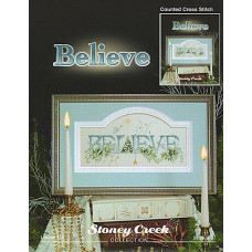 LFT115 Stoney Creek Паперова схема для вишивки рахунковим хрестиком - Believe