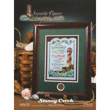 LFT120 Stoney Creek Схема для вишивки рахунковим хрестиком - Serenity Prayer Lighthouse, папір