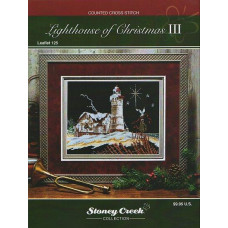 LFT125 Stoney Creek Схема для вишивки рахунковим хрестиком - Lighthouse of Christmas III, папір