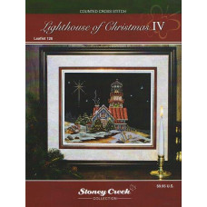 LFT126 Stoney Creek Схема для вишивки рахунковим хрестиком - Lighthouse of Christmas III, папір