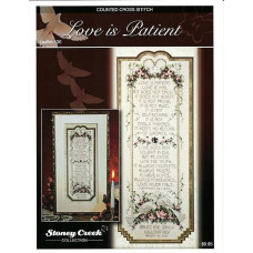 LFT130 Stoney Creek Паперова схема для вишивки рахунковим хрестиком - Love is Patient