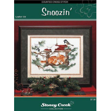 LFT134 Stoney Creek Схема для вишивки рахунковим хрестиком - Snoozin, папір