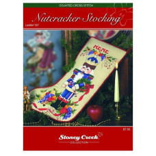 LFT137 Stoney Creek Схема для вишивки рахунковим хрестиком - Nutcracker Stocking, папір